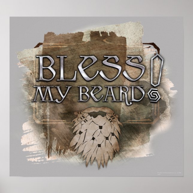 Gloin - Bless My Beard Poster (Framsidan)