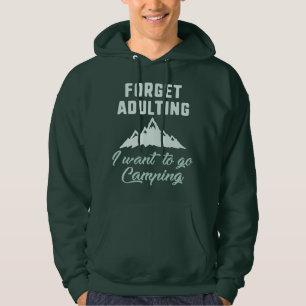 Glöm Adulting Camping Hoodie