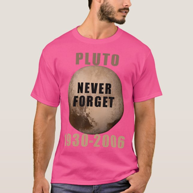 Glöm aldrig 1930-2006 Astronomy Science Spa T Shirt (Framsida)