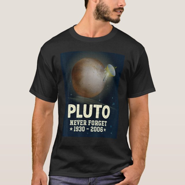 Glöm aldrig 1930 2006 Science Rymden G T Shirt (Framsida)