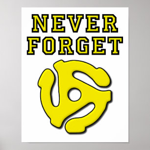 Glöm Aldrig 45 Rolig Poster
