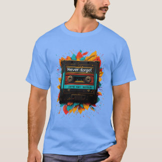 Glöm aldrig 90-tals presentpojken t shirt