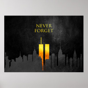 Glöm aldrig 911 (11 september 2001) poster