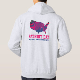Glöm aldrig 911 20-årsdagen av patriotdagen 2021 hoodie
