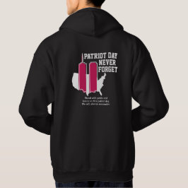 Glöm aldrig 911 20-årsdagen av patriotdagen 2021 hoodie