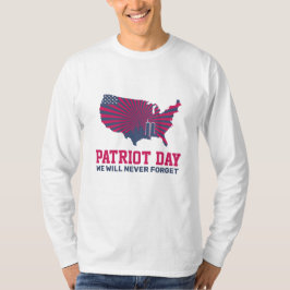 Glöm aldrig 911 20-årsdagen av patriotdagen 2021 t shirt