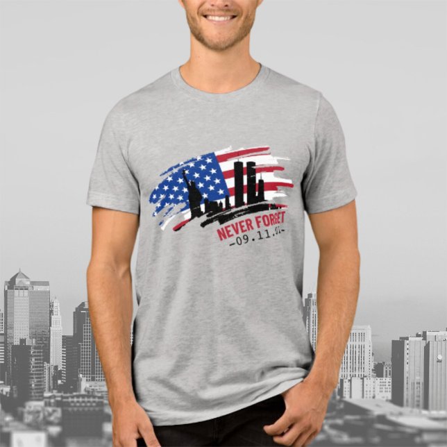 Glöm aldrig 9/11 Minnesstund T Shirt (Skapare uppladdad)