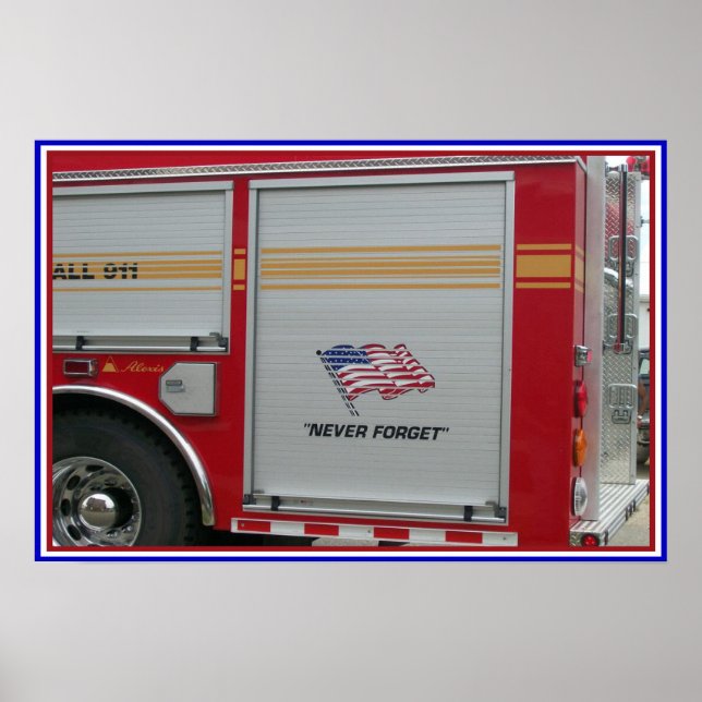 Glöm aldrig 9-11 poster (Framsidan)