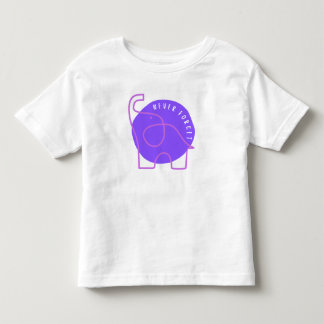 Glöm aldrig ALZ-medvetenhets T-shirt