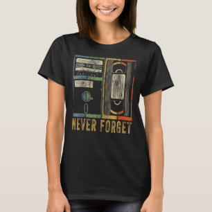 Glöm aldrig bilddiskettenhetens videokassettband G T Shirt