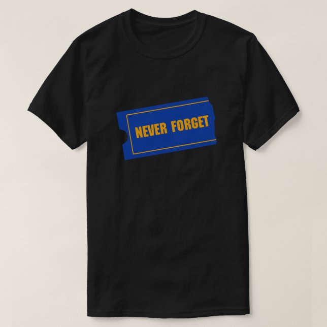 Glöm aldrig - Blockbuster Video  T Shirt (Design framsida)