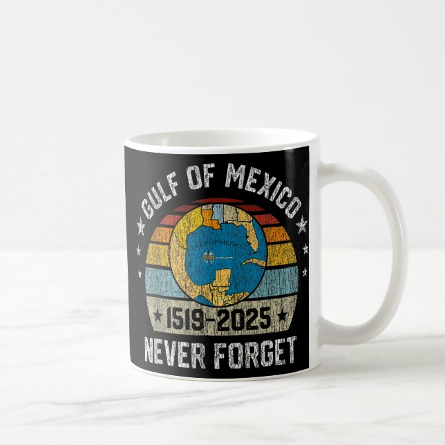 Glöm aldrig Bukt i Mexiko den 15 december 2025 Kaffemugg (Höger)