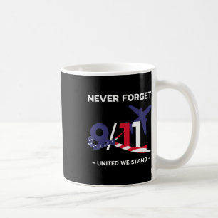 Glöm aldrig den 11 september 2001 minnesdagen Amer Kaffemugg