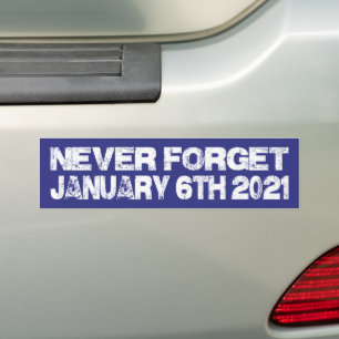 Glöm aldrig den 6 januari bildekal