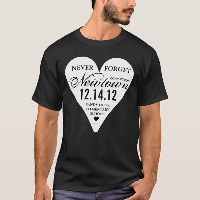 Glöm aldrig den sandiga krokNewtown tshirten T Shirt (Framsida)