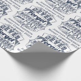 Glöm aldrig den skillnad du har gjort tack för presentpapper