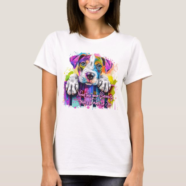 Glöm aldrig din lysighet, det finns så mycket att  t shirt (Framsida)