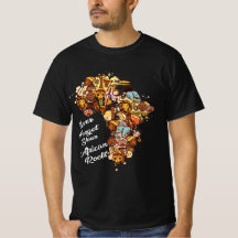 Glöm aldrig dina afrikanska rötter T-Shirt