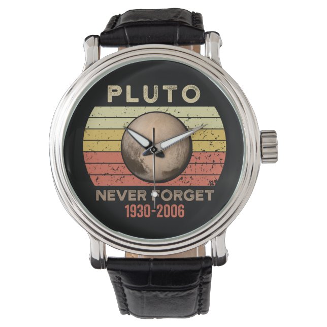 Glöm aldrig, eris, måne, astronomi, astrono armbandsur (Framsida)