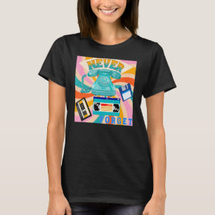 Glöm aldrig gamla telefonkassetter VHS-band eller T Shirt