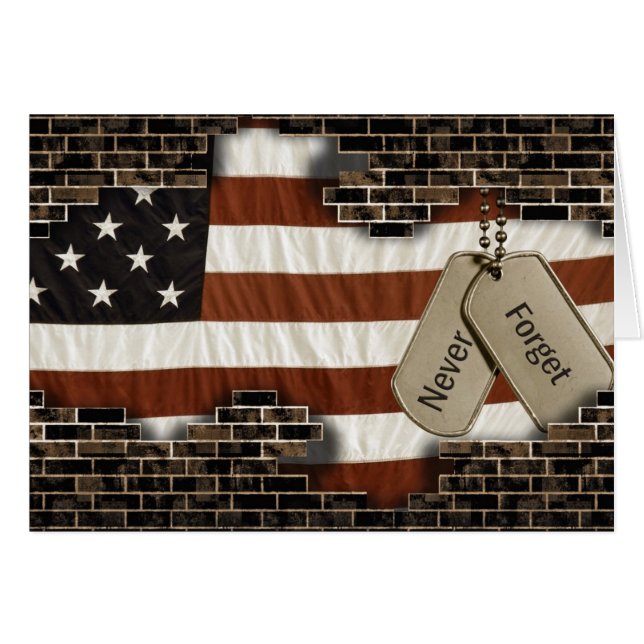 Glöm aldrig hälsningskort (Framsidan Horizontal)