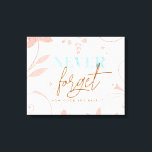 Glöm aldrig hur bra du har det Tro Liv Canvastryck<br><div class="desc">Faith Life Citat Typografi</div>