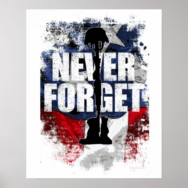 Glöm aldrig (minnesdag) poster (Framsidan)