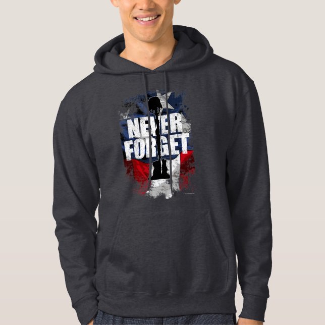Glöm aldrig (minnesdagen) Hoodie (Framsida)