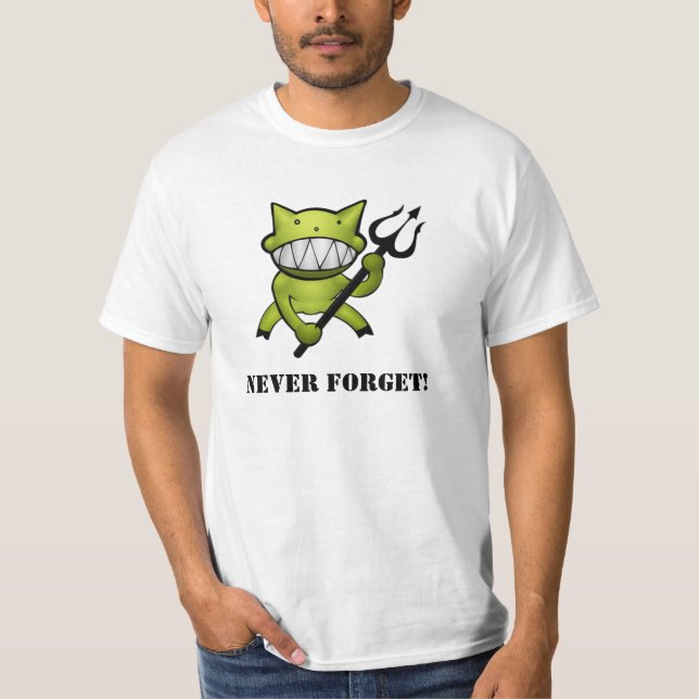 Glöm aldrig P2P Tee (Framsida)