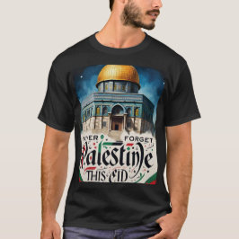 Glöm aldrig Palestina Manar Tshirt T Shirt