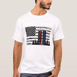 Glöm aldrig Patriot Day 9/11 T Shirt