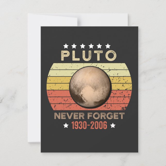 Glöm aldrig Pluto 1930-2006 (Framsida)
