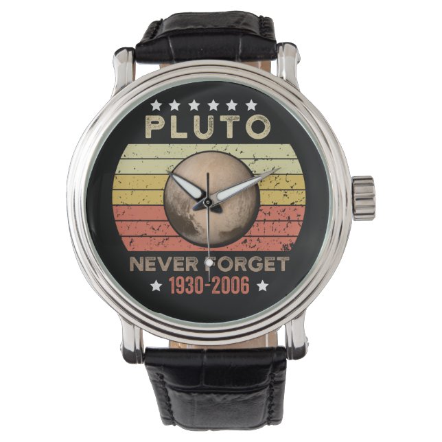 Glöm aldrig Pluto 1930-2006 Armbandsur (Framsida)