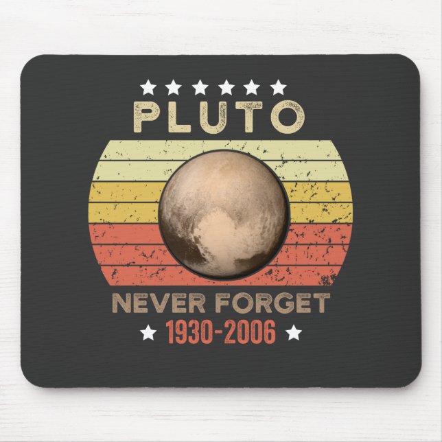Glöm aldrig Pluto 1930-2006 Musmatta (Framsidan)