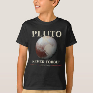 Glöm aldrig Pluto 1930-2006 Science Planet Vintag T Shirt