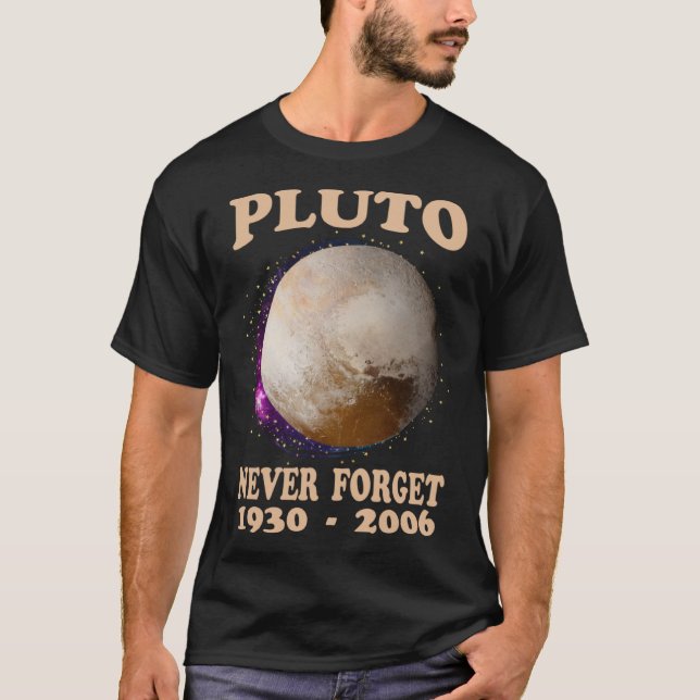 Glöm aldrig Pluto 1930 2006 T Shirt (Framsida)
