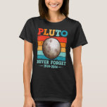 Glöm aldrig Pluto Nerdy Astronomy Science Vinta T Shirt<br><div class="desc">Glöm aldrig Pluto Nerdy Astronomy Science Vintage.</div>