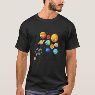 Glöm aldrig Pluto Planet Space Solar System T Shirt