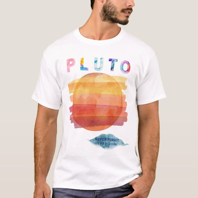 Glöm aldrig Pluto, Pluto Enthusiast T Shirt (Framsida)