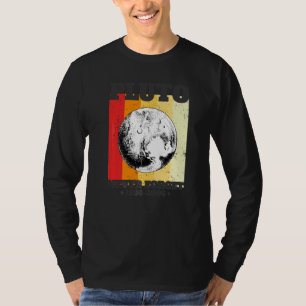 Glöm Aldrig Pluto Retro Stil Rymdvetenskap 1930 T Shirt