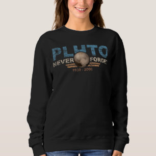 Glöm aldrig Pluto Retro Stil Space 13 T Shirt