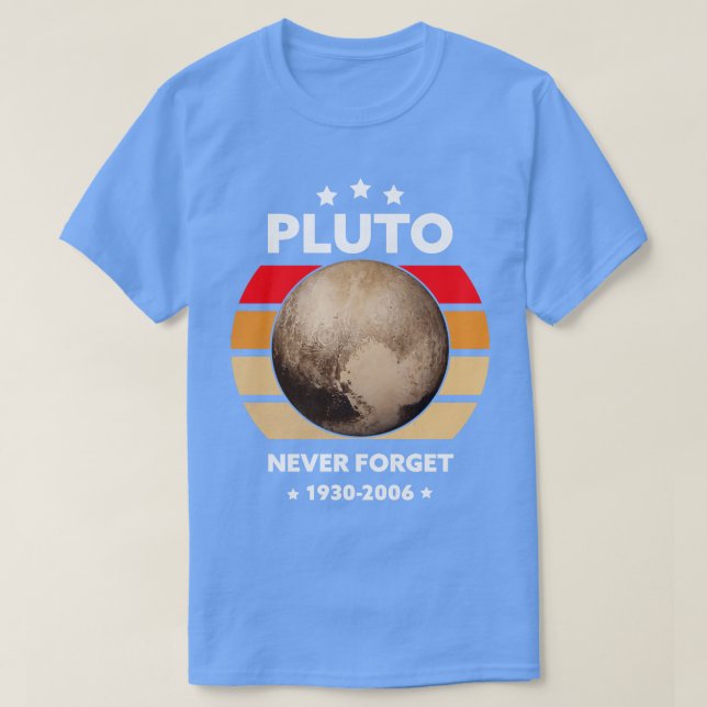 Glöm aldrig Pluto T Shirt (Design framsida)