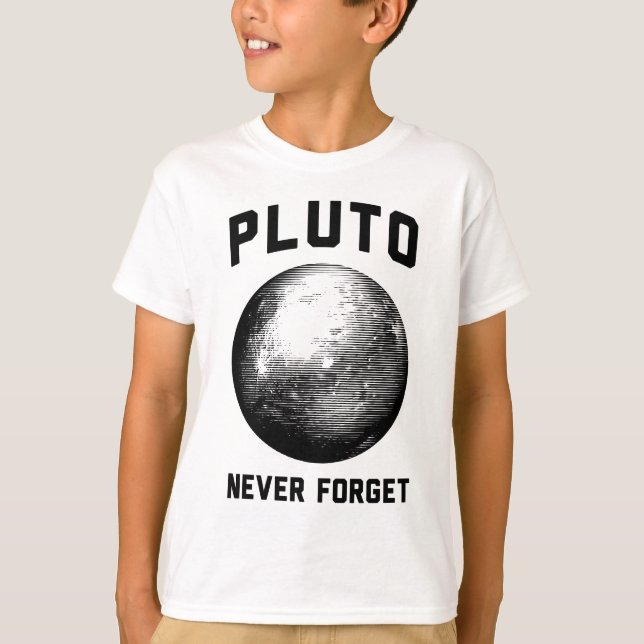 Glöm aldrig Pluto T-shirt (Framsida)