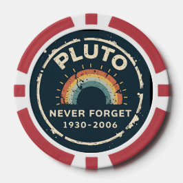 Glöm aldrig Retro Space för Vintage 1930-2006 Poker Marker