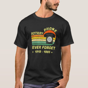 Glöm aldrig Roterande Mobil Retro Stil Nostalgic T Shirt