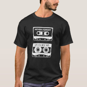 Glöm aldrig Shirt, Vintage Kassettband, diskett T Shirt