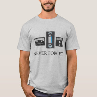 Glöm aldrig skjortan för disketten för t-shirt