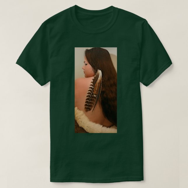 Glöm aldrig vem du är t shirt (Design framsida)
