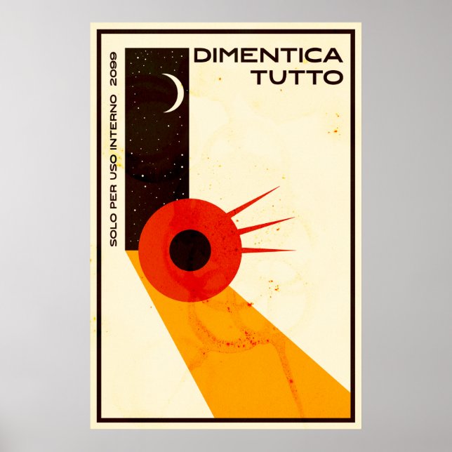 Glöm allt italienska filmprogram som Poster (Framsidan)