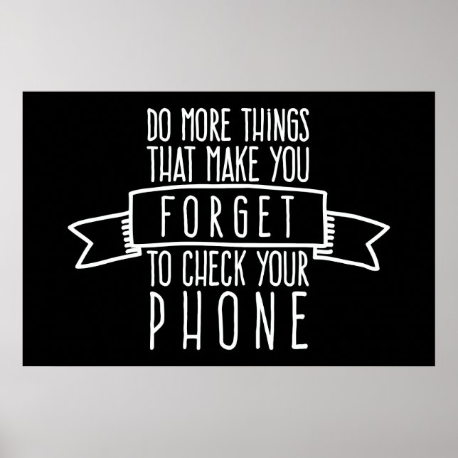 Glöm att kontrollera din telefon poster (Framsidan)